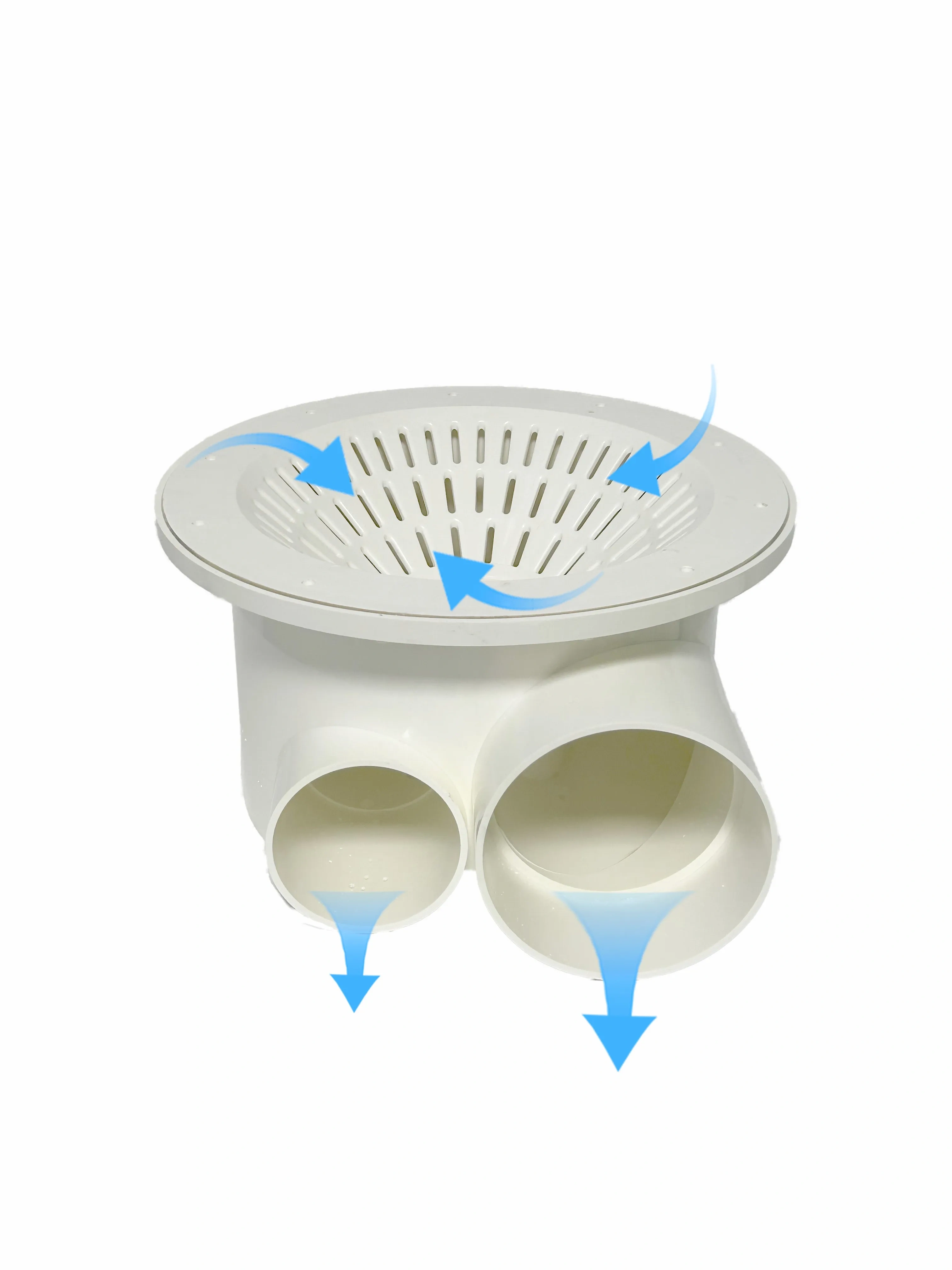 Perfetto scarico interno doppio per WC, scarico inferiore per serbatoio dell'acqua per laghetto Koi, acquacoltura e allevamento ittico.,YUTANK,Perfetto doppio scarico per interni, scarico inferiore per serbatoio dell'acqua del WC, ideale per laghetti di koi, acquacoltura e allevamento di pesci.