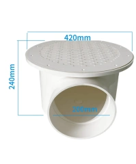 Factory Direct Sale Crayfish Farming Outdoor Fish Ponds Water Outlet Bottom Drain Kit Pond Supplies,尤坦克