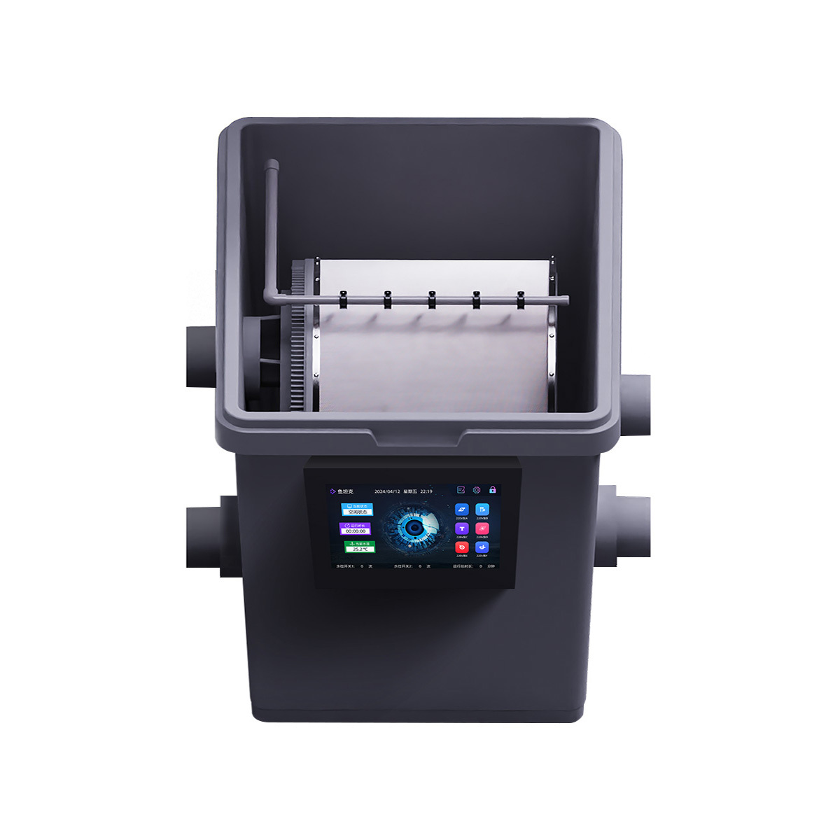 YUTANK New Design Landscape Water Treatment Garden Fish Pond Drum Filter Bio Filter Koi Filtration System,尤坦克,YUTANK 新型景观水处理花园鱼塘滚筒过滤器生物过滤器锦鲤过滤系统
