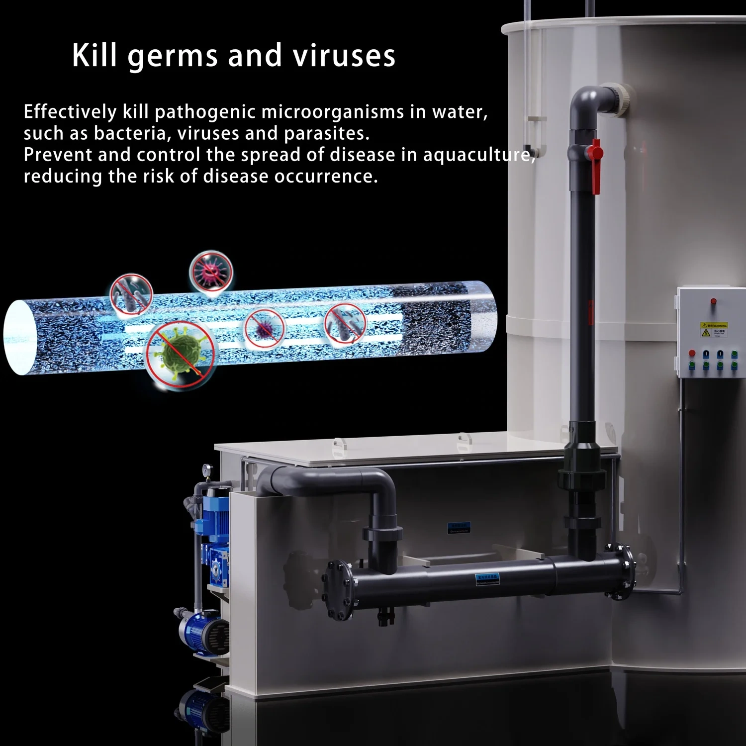 3IN1 Fresh Water Aquaponic Ras System Filtration Drum filter Bio Filter Multi Fish Farming Equipment,YUTANK,3IN1 Fresh Water Aquaponic Ras System Filtration Drum filter Bio Filter Multi Fish Farming Equipment