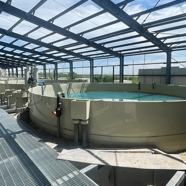 5.8m Beehive PP Aquaculture Tank for High-Density RAS Systems,YUTANK,Vasca per acquacoltura in PP a forma di alveare da 5,8 m per sistemi RAS ad alta densità | YUTANK