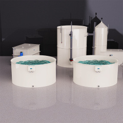 2000L Reinforced PP Fish Tank Designed for Intensive RAS Applications,유탱크,집중식 RAS 시스템에 적합한 2000L 강화 PP 어항 | YUTANK
