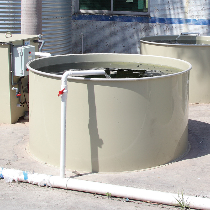 Cone-Bottom Aquaculture Tank – 1500L for Fish Hatchery & Shrimp Farming,YUTANK,Vasca per acquacoltura da 1500 litri con fondo conico per incubazione di pesci e allevamento di gamberi | YUTANK