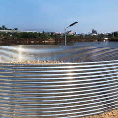 Outdoor Large Plastic Canvas Tilapia Tank Pvc Tarpaulin Galvanized Steel Fish Tanks,YUTANK