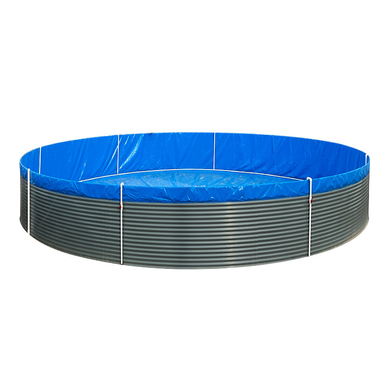 Easily Assemble Large Capacity Pvc Tarpaulin Plastic Tanks for Fish Farming RAS System Tilapia Catfish Pond,유탱크,간편하게 조립할 수 있는 대용량 PVC 타포린 플라스틱 탱크로 RAS 시스템(틸라피아, 메기 양식장)에 적합합니다.