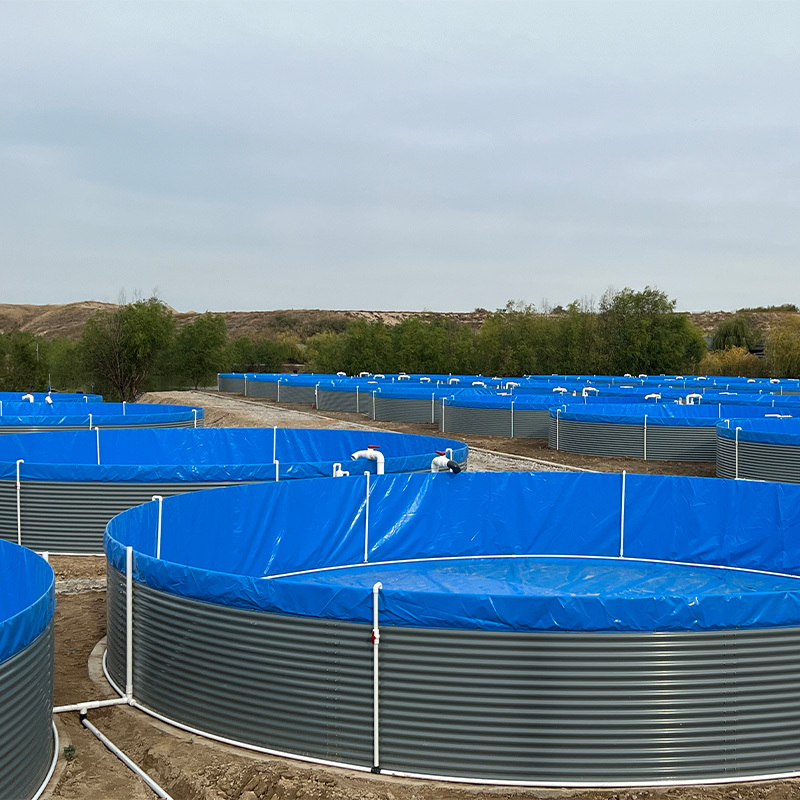 Easily Assemble Large Capacity Pvc Tarpaulin Plastic Tanks for Fish Farming RAS System Tilapia Catfish Pond,유탱크,간편하게 조립할 수 있는 대용량 PVC 타포린 플라스틱 탱크로 RAS 시스템(틸라피아, 메기 양식장)에 적합합니다.