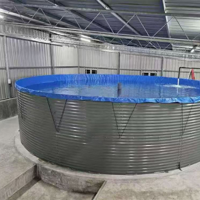 Easily Assemble Large Capacity Pvc Tarpaulin Plastic Tanks for Fish Farming RAS System Tilapia Catfish Pond,YUTANK