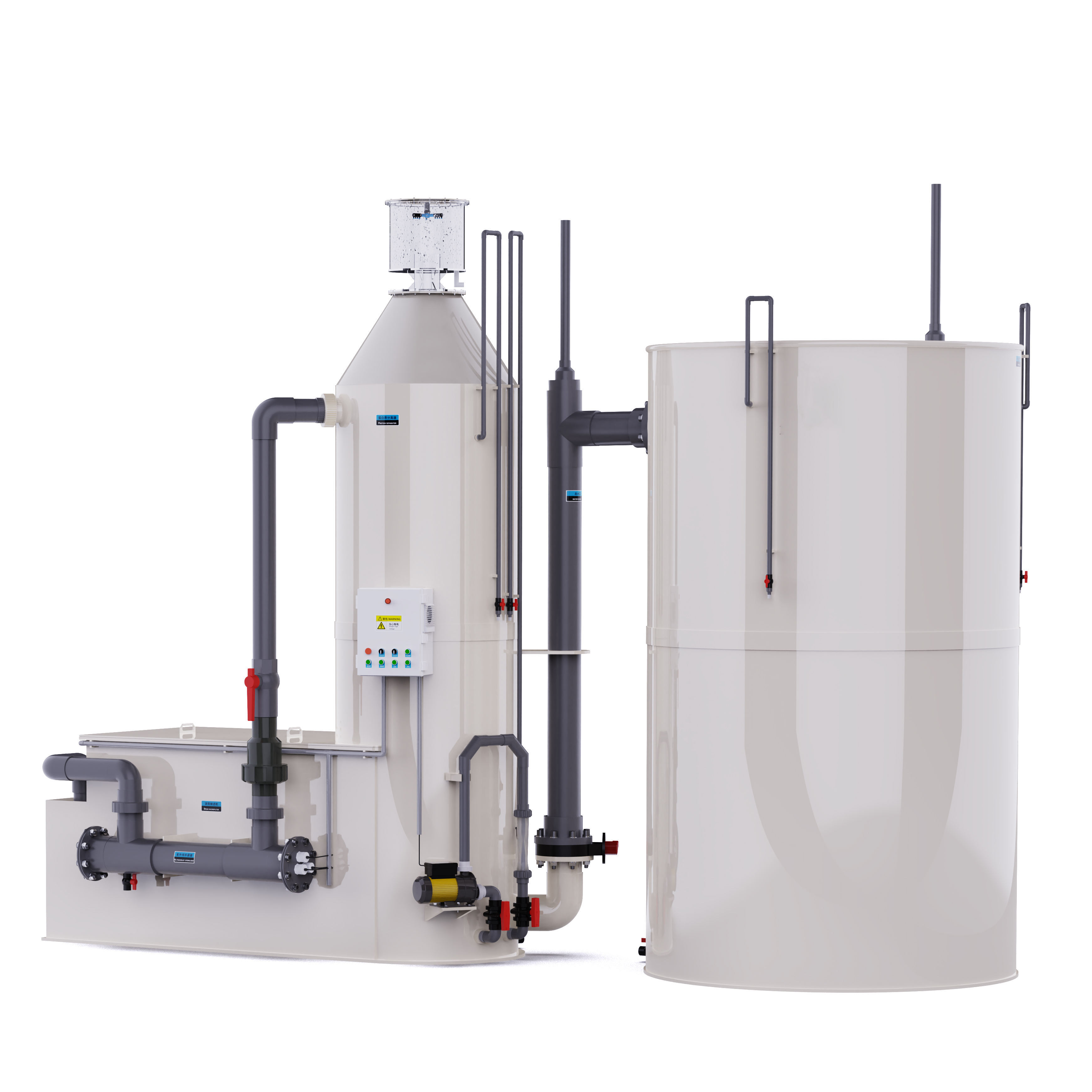 Ras System Protein Skimmer PP Material for Aquaculture Fish Farm Seawater Water Treatment Seawater Water Treatment Protein,유탱크,Ras 시스템 단백질 스키머 PP 소재 양식장 해수 처리 해수 단백질 처리