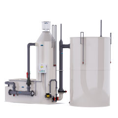 Ras System Protein Skimmer PP Material for Aquaculture Fish Farm Seawater Water Treatment Seawater Water Treatment Protein,YUTANK