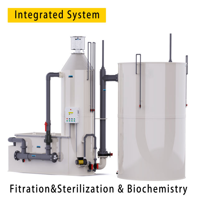 Ras System Protein Skimmer PP Material for Aquaculture Fish Farm Seawater Water Treatment Seawater Water Treatment Protein,YUTANK