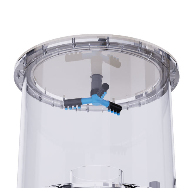 Ras System Protein Skimmer PP Material for Aquaculture Fish Farm Seawater Water Treatment Seawater Water Treatment Protein,YUTANK