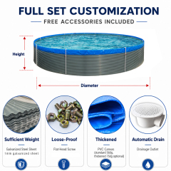 Easily Assemble Large Capacity Pvc Tarpaulin Plastic Tanks for Fish Farming RAS System Tilapia Catfish Pond,鱼坦克,易於組裝的大容量PVC篷布塑膠水箱，適用於魚類養殖循環水養殖系統（RAS），包括羅非魚和鯰魚池塘。
