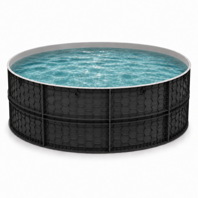 Honeycomb PP Fish Pond for Aquaculture | Modular Plastic Fish Tank System for Fish & Shrimp Farming,YUTANK,Honeycomb PP RAS Tank | YUTANKRAS