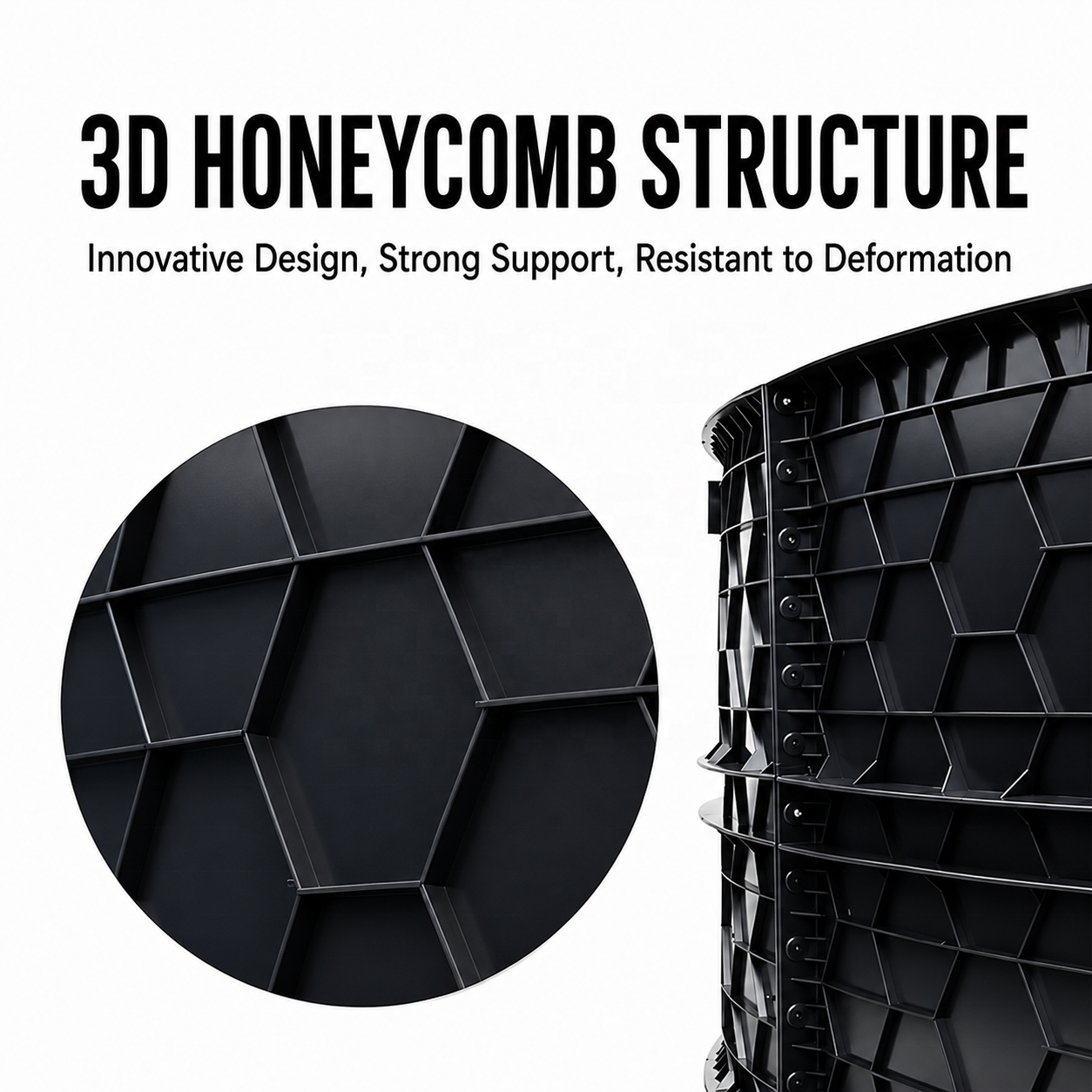 Honeycomb PP Fish Pond for Aquaculture | Modular Plastic Fish Tank System for Fish & Shrimp Farming,YUTANK,Honeycomb PP RAS Tank | YUTANKRAS