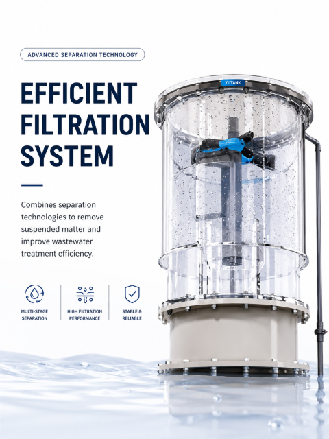 RAS Protein Skimmer | Industrial Foam Fractionator for Aquaculture Water Treatment & Organic Waste Removal System,YUTANK,Aquaculture Protein Skimmer System | Foam Fractionator for RAS Water Treatment | Industrial Organic Waste Removal Equipment | YUTANK