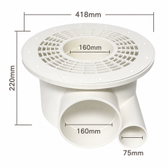 Round Square PVC/PP Fish Tank Bottom Drain | Heavy Duty Koi Pond Waste Removal & Aquarium Sewer System Cleaning Equipment | YUTANK,ユタンク,PVC/PP Round & Square Fish Pond Bottom Drain System | Koi Pond Waste Removal Sewer Outlet for Aquaculture & Aquarium Cleaning Equipment | YUTANK