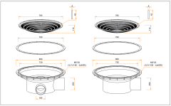 Heavy Duty PVC/PP Double Fish Pond Bottom Drain | Waste Removal Outlet for Koi Pond Water Circulation & Sewage System 285×183mm | YUTANK,YUTANK,PVC/PP Double Outlet Fish Pond Bottom Drain System | Koi Pond Waste Removal & Sewage Discharge for Aquaculture Water Circulation Equipment 285×183mm | YUTANK