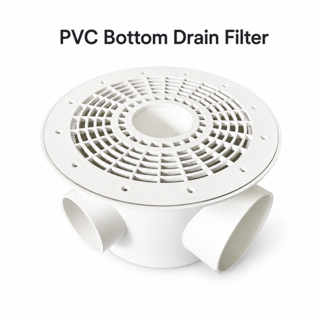 Heavy Duty PVC Fish Tank Bottom Drain | YUTANK RAS Double Outlet Koi Pond Waste Removal Siphon Filter System,يوتانك,PVC Fish Tank Bottom Drain System | Heavy Duty Koi Pond Waste Removal Siphon Filter for RAS Aquaculture & Fish Farming Tank Sewage Outlet | YUTANK