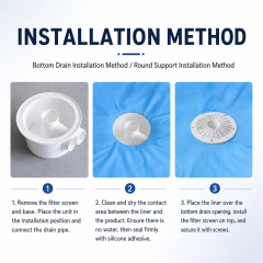 Custom PP PVC Fish Toilet Bottom Drain | Circular Tank Sewer Filter Parts for Recirculating Aquaculture System (RAS) Waste Removal,YUTANK,PP PVC Fish Tank Bottom Drain System for RAS | Circular Aquaculture Sewer Filter Parts for Waste Removal & Water Circulation System | YUTANK