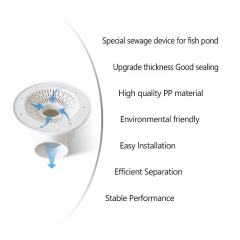 RAS Fish Farming PP Fish Toilet Bottom Drain Outlet Conical Tank Sewage Discharge Port for Efficient Water Circulation,YUTANK,PP Conical Bottom Drain Outlet for RAS Aquaculture | Fish Farming Sewage Discharge Port for Efficient Waste Removal & Water Circulation System | YUTANK