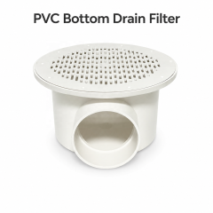 White PVC Fish Tank Central Bottom Drain | Koi Pond Filter System Sewer Pipe Fittings for Water Waste Collection & Aquaculture Drainage,YUTANK,White PVC Central Fish Toilet Bottom Drain System | Koi Pond Sewer Pipe Fittings for Aquaculture Water Waste Removal & Filtration System | YUTANK