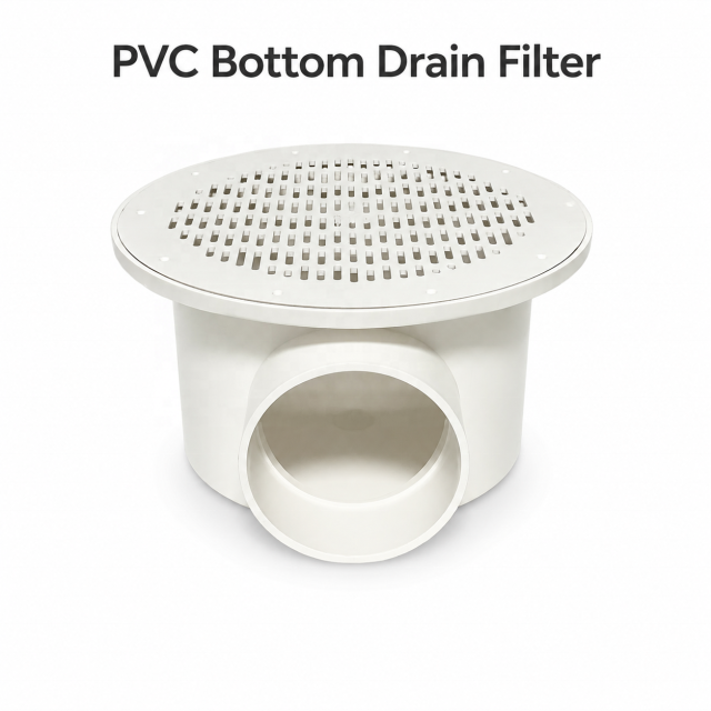 White PVC Fish Tank Central Bottom Drain | Koi Pond Filter System Sewer Pipe Fittings for Water Waste Collection & Aquaculture Drainage,YUTANK,White PVC Central Fish Toilet Bottom Drain System | Koi Pond Sewer Pipe Fittings for Aquaculture Water Waste Removal & Filtration System | YUTANK