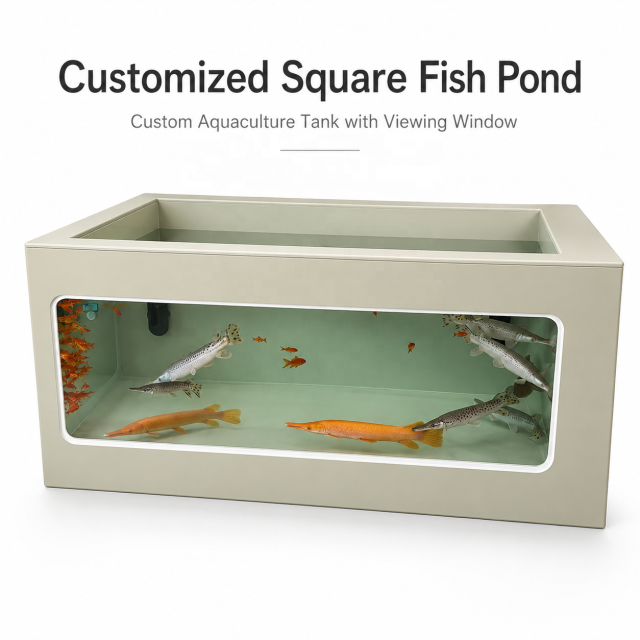 Square PP Fish Pond Tank for RAS Breeding | YUTANK,YUTANK,Square PP Fish Pond Tank for RAS Breeding | YUTANK