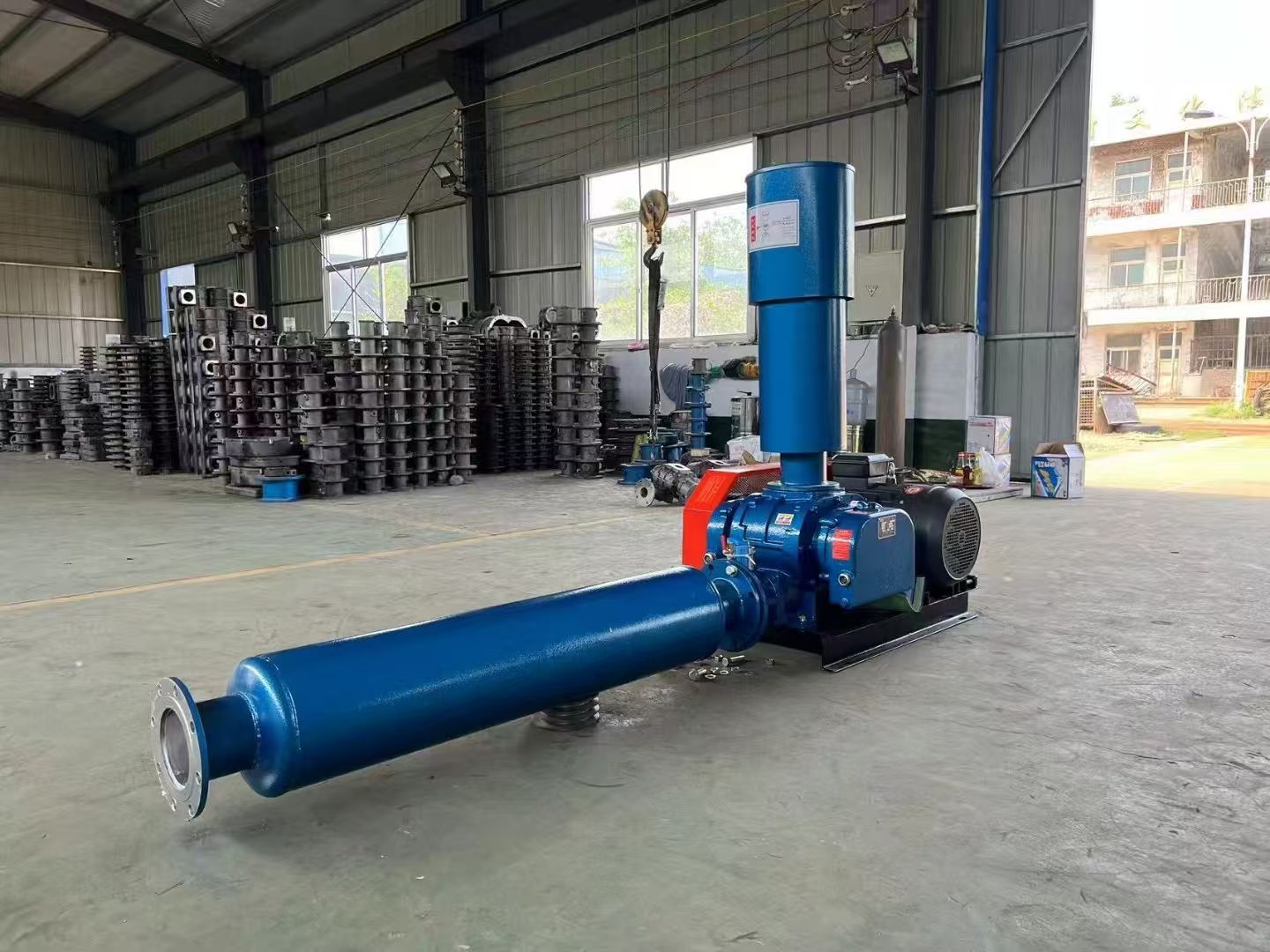 YUTANK SR50 Roots Blower Aerator | High Efficiency PVC Floating Aquaculture Oxygenation Pump for Fish & Shrimp Pond Water Aeration System,YUTANK,SR50 Roots Blower Aerator for Aquaculture | High Pressure 24.5KPA Fish Farm Oxygenation System Pump for Shrimp & RAS Pond Water Treatment | YUTANK