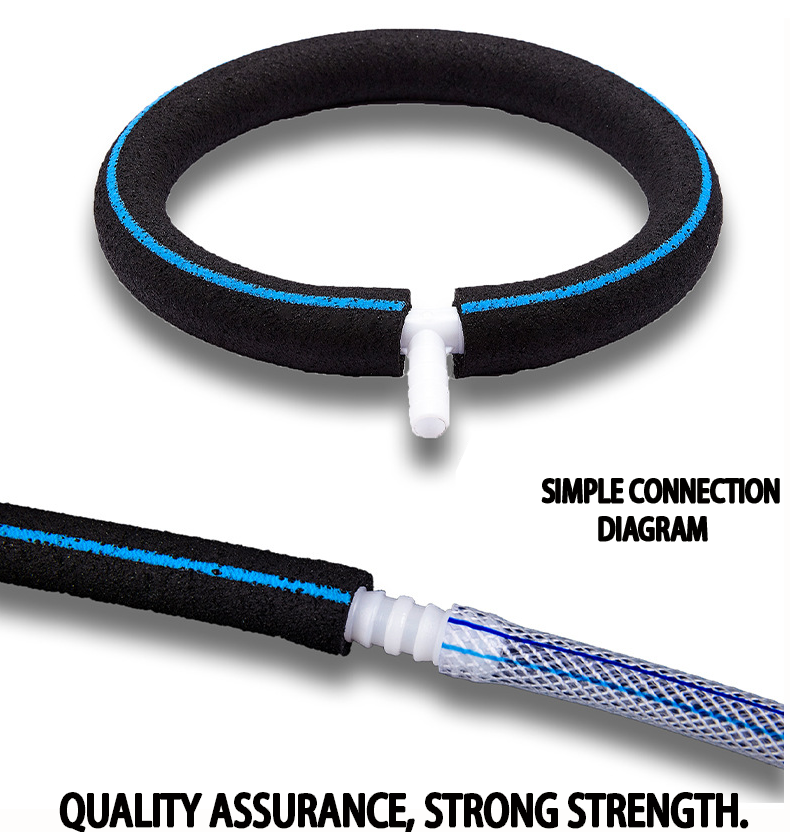 100m Aquaculture Nanotube Air Diffuser Tube | Microporous Rubber Hose Aeration Pipe for Fish & Shrimp Pond Oxygenation System 25mm OD,鱼坦克,Aquaculture Nanotube Air Diffuser Hose 100m | Microporous Rubber Aeration Tube for Fish & Shrimp Pond Oxygenation System 25mm OD High Efficiency