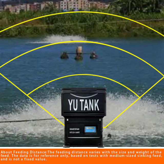 Industrial Automatic Fish Feeder | Smart Aquaculture Feeding Machine for Pond & Recirculating Water System Fish Farming Equipment,YUTANK,Automatic Fish Feeder for Aquaculture | Industrial Smart Feeding System for Fish Pond & RAS Recirculating Water Farming Equipment | YUTANK