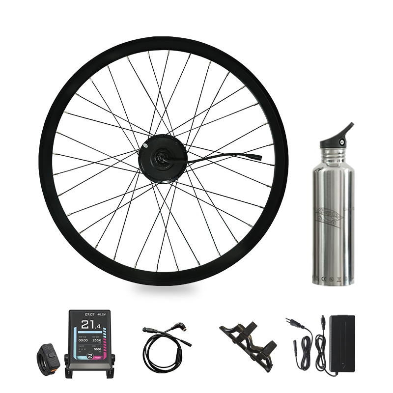 P100 Smart Rear Rim Ebike Conversion Kit, 36V 250W High Power Electric Bike Conversion Kit