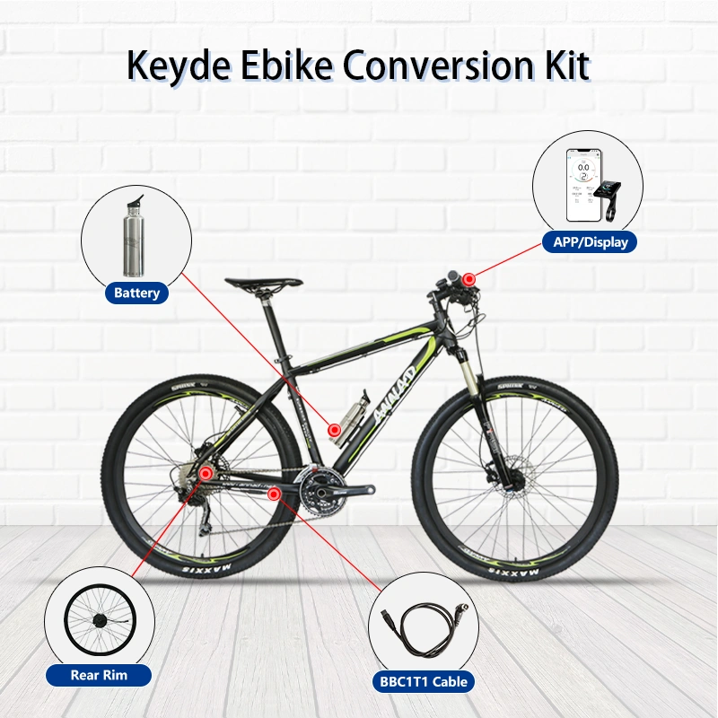 Keyde P110 Wireless Rear Rim Ebike Conversion Kit