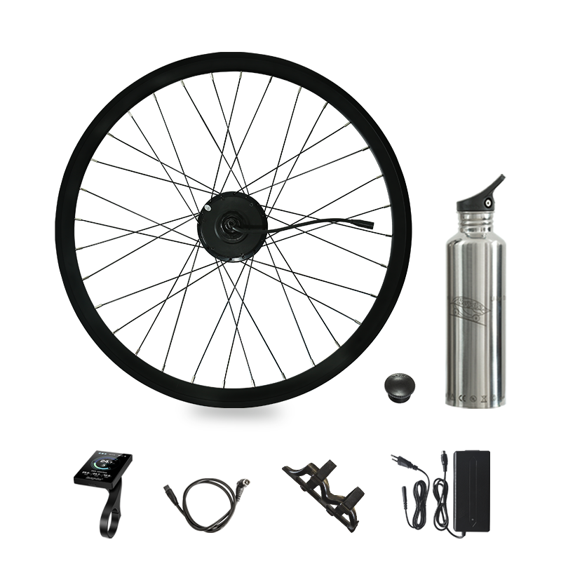 P100 Wireless Front Rim Ebike Conversion Kit, 36V 250W High Power Electric Bike Conversion Kit