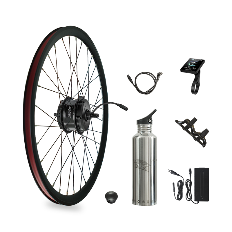 P110 Wireless Front Rim Ebike Conversion Kit, 36V 250W High Power Electric Bike Conversion Kit