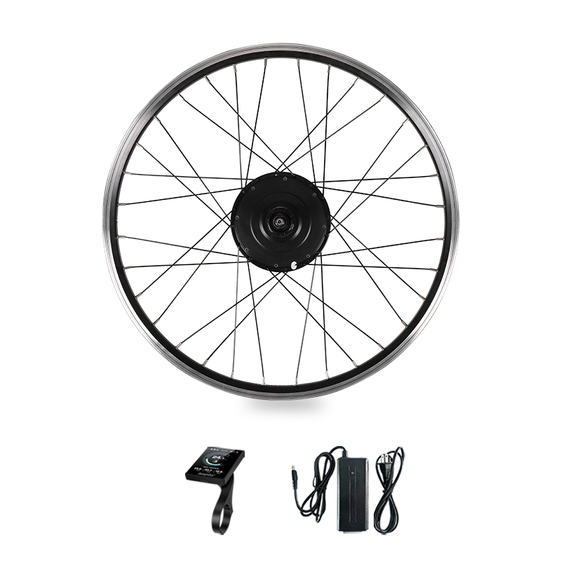 P130 ALL-IN-ONE Rear Rim Ebike Conversion Kit, 30V Electric Bike Conversion Kit Built-in 7Ah Battery