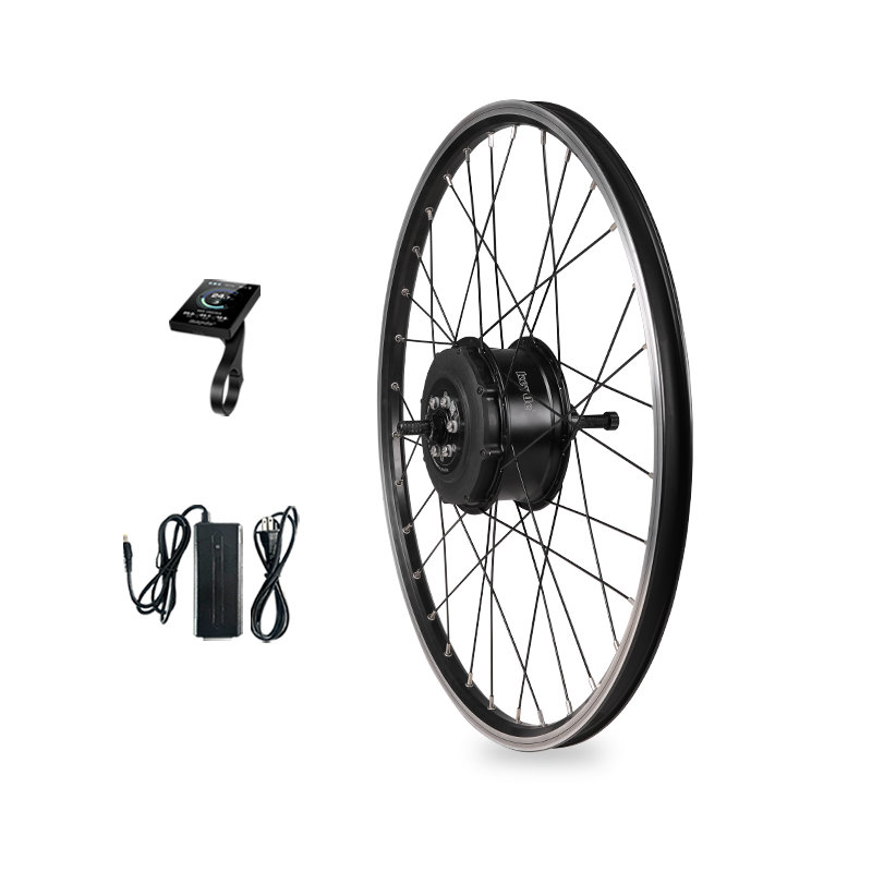 P160 ALL-IN-ONE Rear Rim Ebike Conversion Kit, 30V Electric Bike Conversion Kit Built-in 10Ah Battery