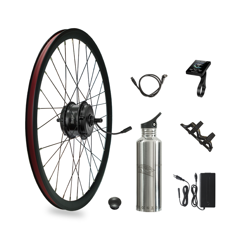 S110 Wireless Front Rim Ebike Conversion Kit, 36V 250W Silent Electric Bike Conversion Kit