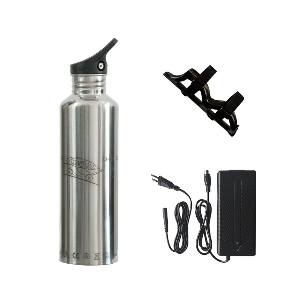 BI3611 Water Bottle Ebike Battery, 36V 10.5Ah Lithium Battery, Electric Bike Battery