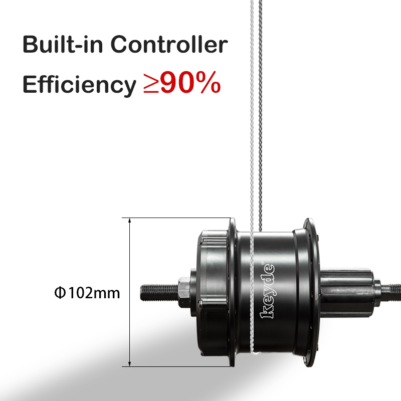 P100 Wireless Rear Hub Motor, 36V 250W Electric Motor For Bike, 1.8Kg High Power Ebike Motor