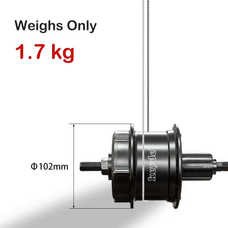 S100 Wireless Rear Hub Motor, 36V 250W Electric Motor For Bike, 1.7Kg Quiet Ebike Motor