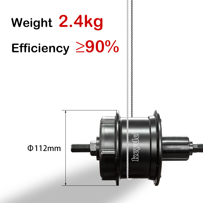 P110 Upgraded Wireless Rear Hub Motor, 36V 250W Electric Motor For Bike, 2.4Kg High Power Ebike Motor