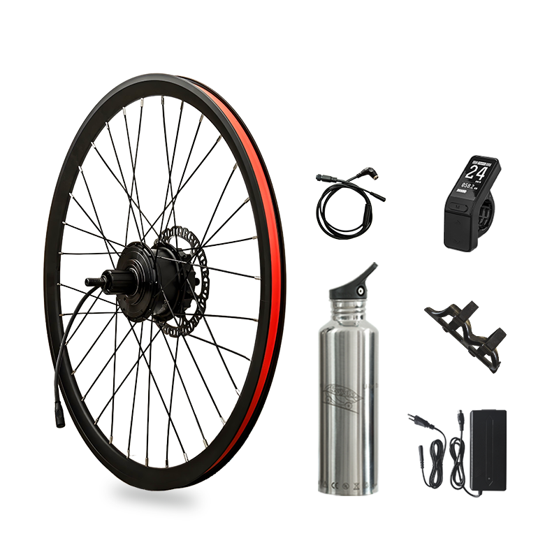 P110 Smart Rear Rim Ebike Conversion Kit, 36V 250W High Power Electric Bike Conversion Kit