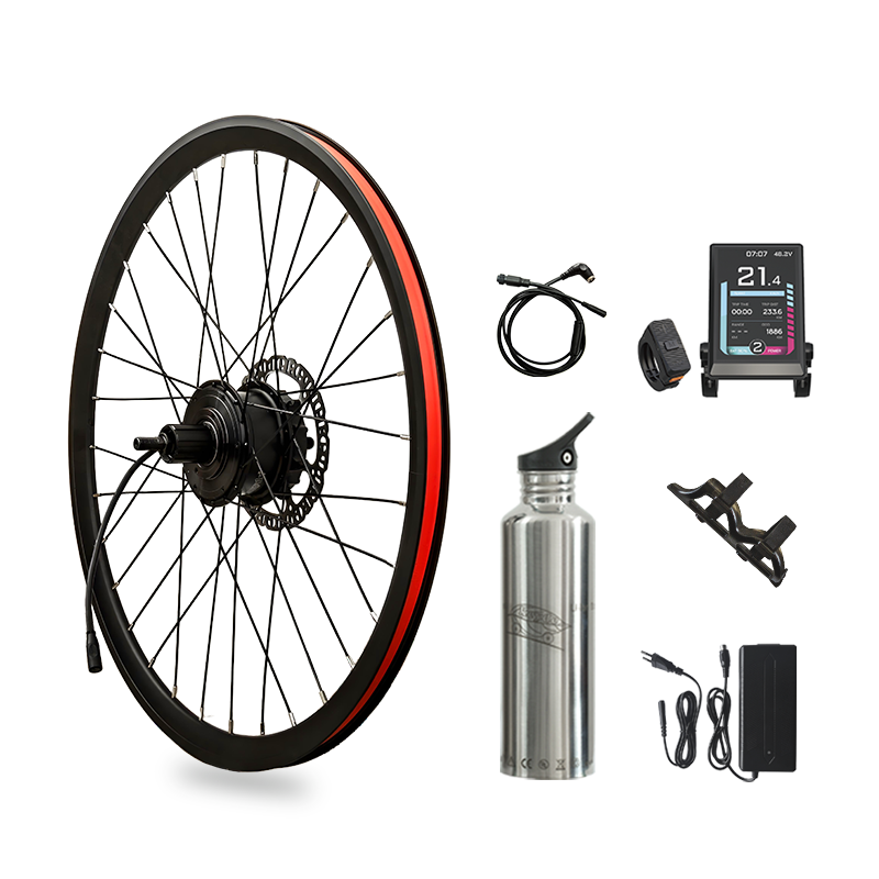 P110 Smart Rear Rim Ebike Conversion Kit, 36V 250W High Power Electric Bike Conversion Kit