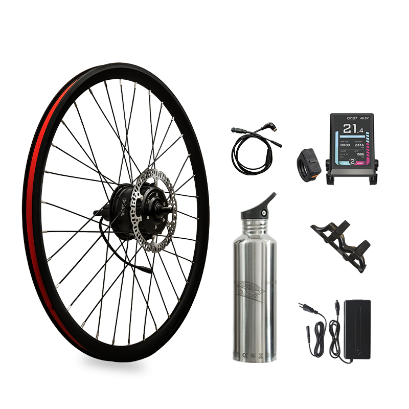 S110 Smart Rear Rim Ebike Conversion Kit, 36V 250W Silent Electric Bike Conversion Kit