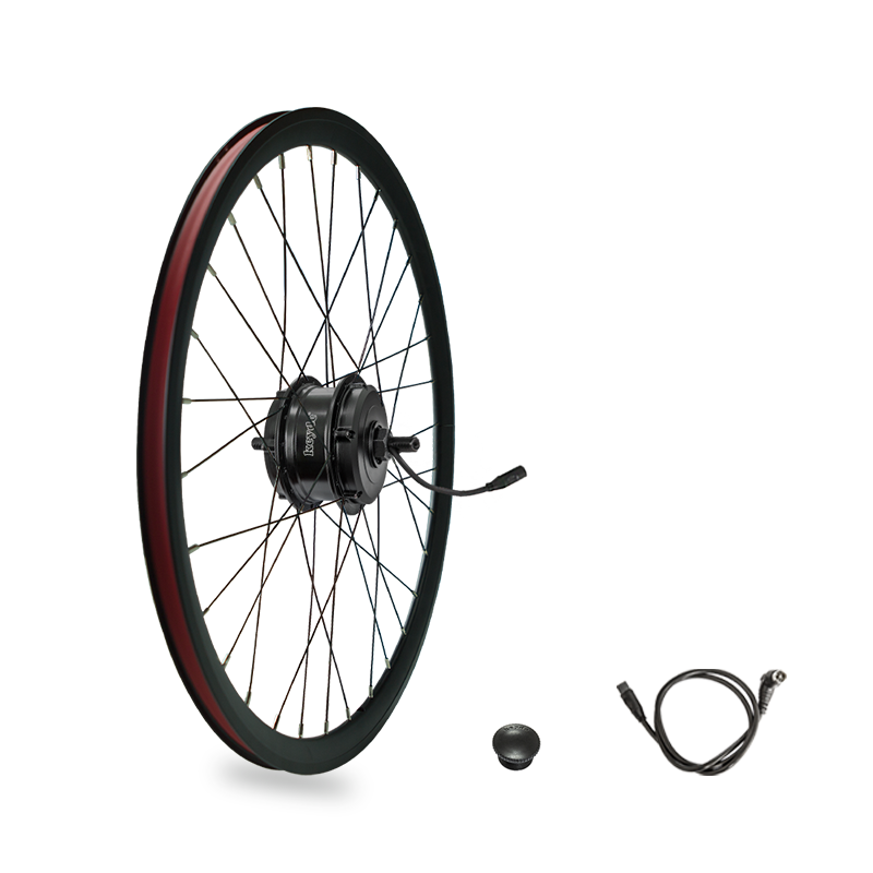S110 Wireless Front Hub Motor Rim, 36V 250W Silent Ebike Motor, Built-in Controller & Clutch