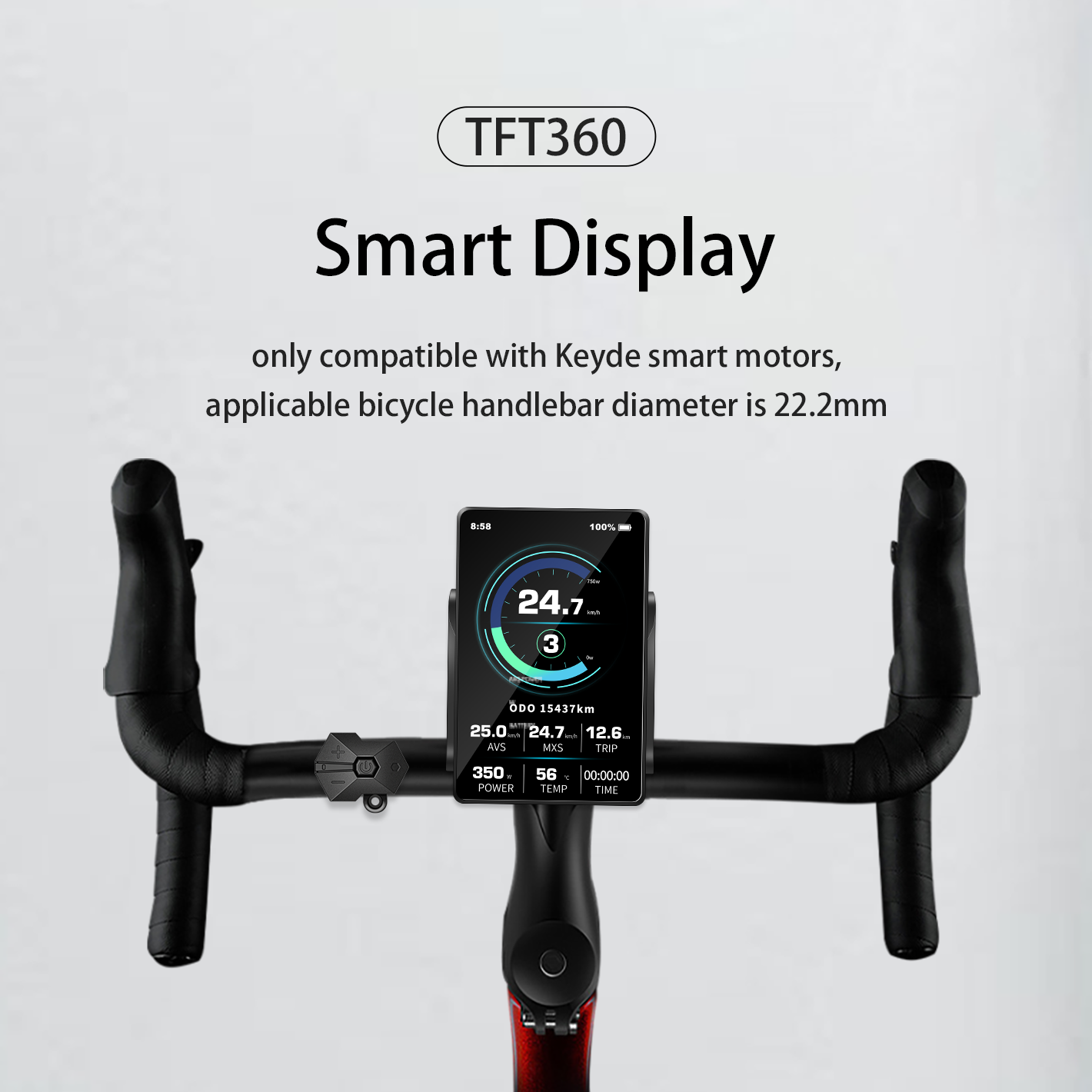 TFT360 Smart Ebike Display