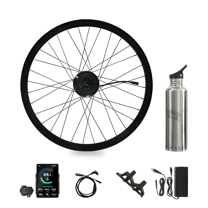 P100 Smart Rear Rim Ebike Conversion Kit, 36V 250W High Power Electric Bike Conversion Kit