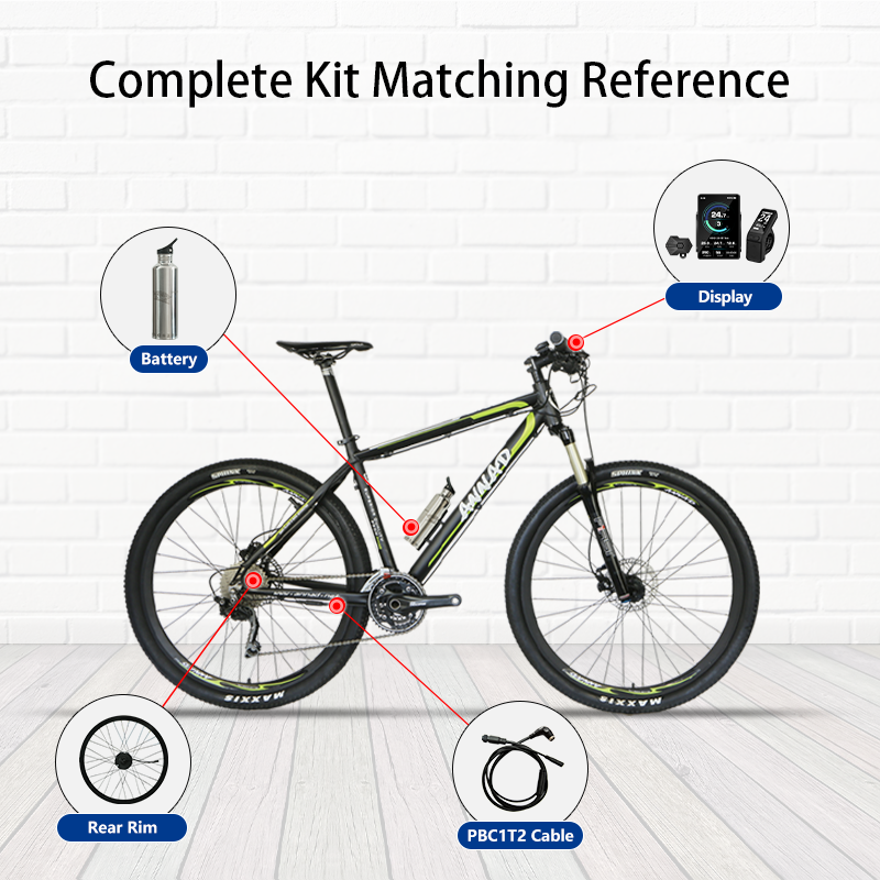 P110 Smart Rear Hub Motor Rim, 36V 250W Electric Bike Motor, 2.4Kg High Power Ebike Motor