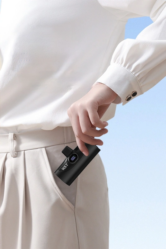 Capsule Charging Power Bank with Charge Stand Phone Holder 5000 mAh x4