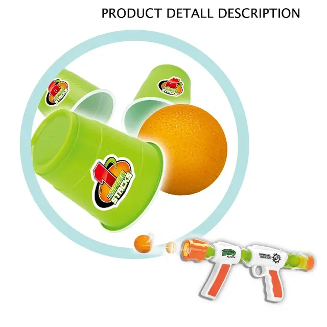 Aerodynamic toy guns rocket launchers Double edition child gift
